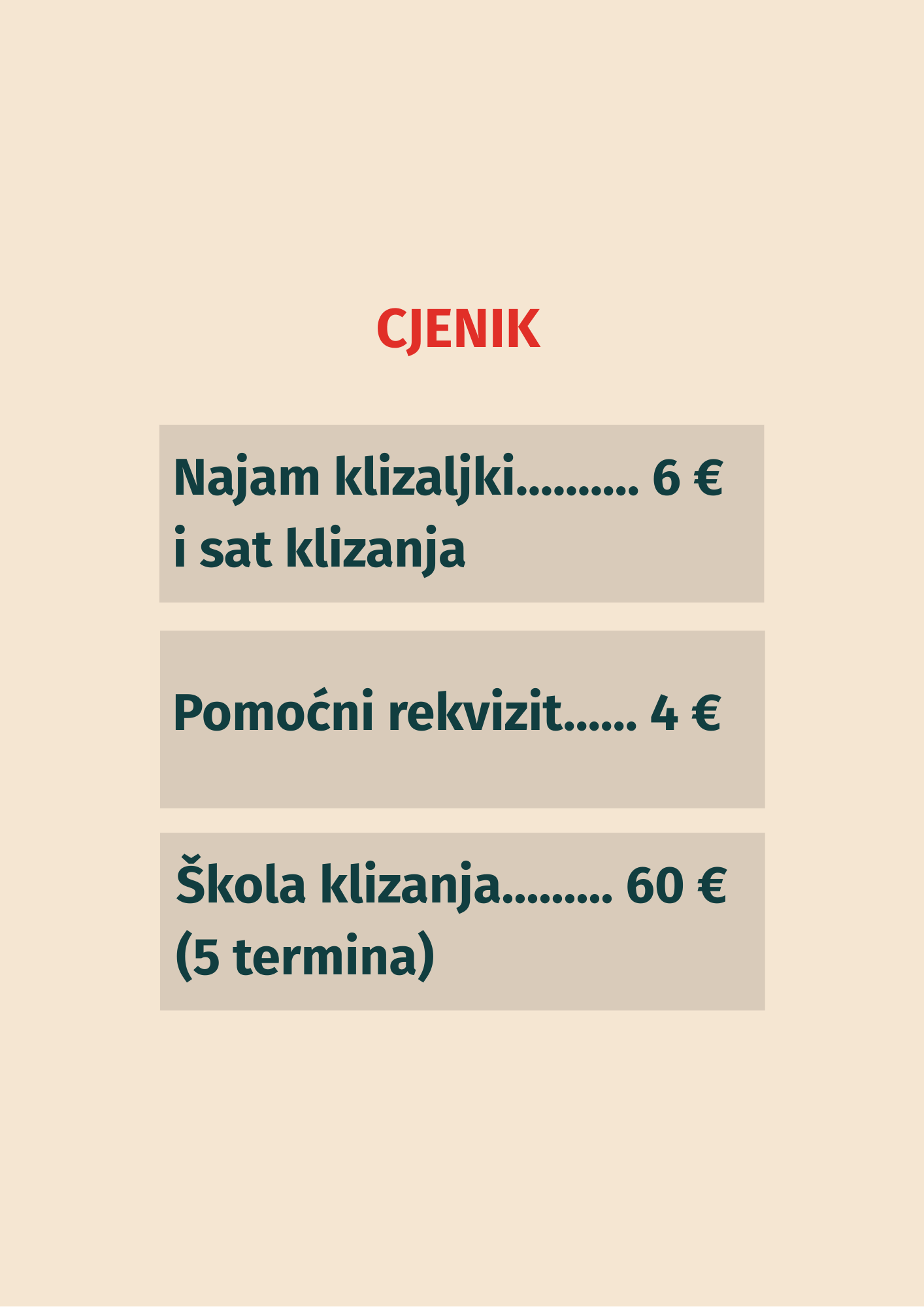 Cijene